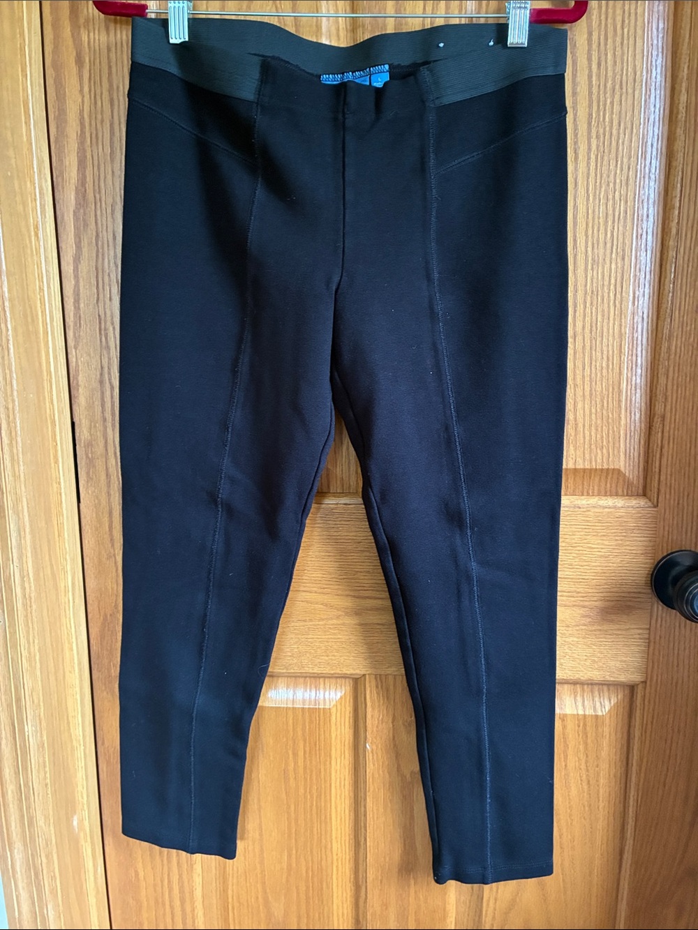 Simply Vera Vera Wang Black Cropped Ponte Pants